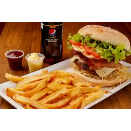 Hamburguesa Venezolana Especial en Combo