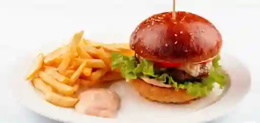Hamburguesa Clásica con Papas