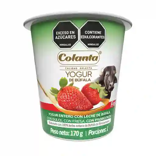 Colanta Yogur de Búfala Sabor Fresa