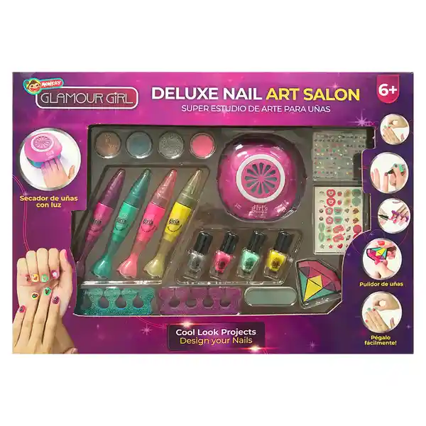 Glamour Girl Set de Manicura Con Lápices Para Decorar Uñas