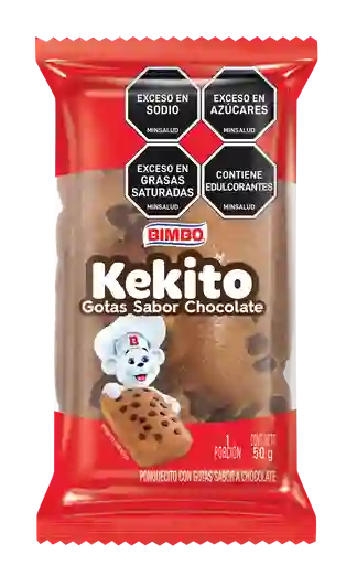 Bimbo Ponquecito Kekito Gotas Chocolate 50 G