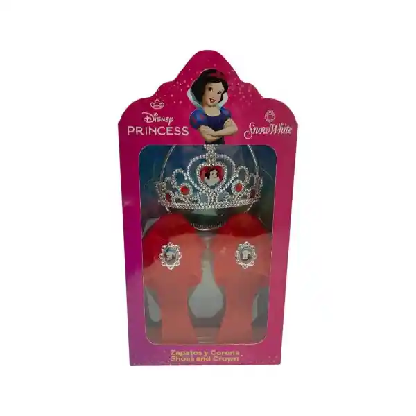 Disney Set Zapatos y Corona Blanca Nieves
