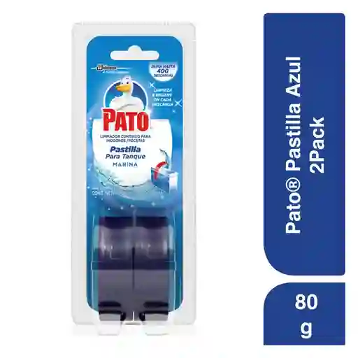 Pato Limpiador Tanque Pastilla Marina 2 Pack 80 gr