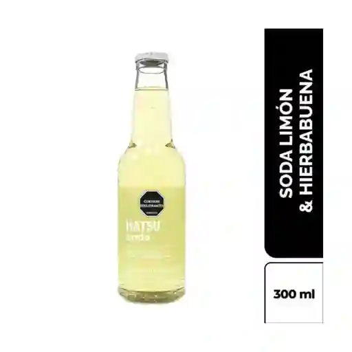 Soda hatsu limón y hierbabuena 300 ml