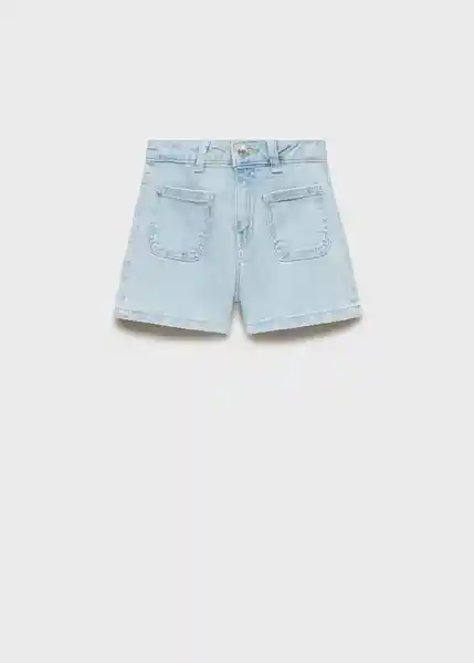 Short Jenna Tejano Claro Talla 12 Niñas Mango