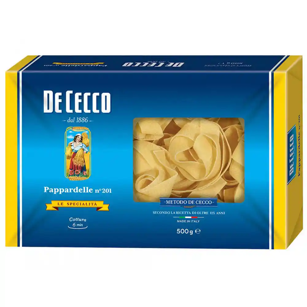 De Cecco Fideos Pappardelle Cemlo N 201