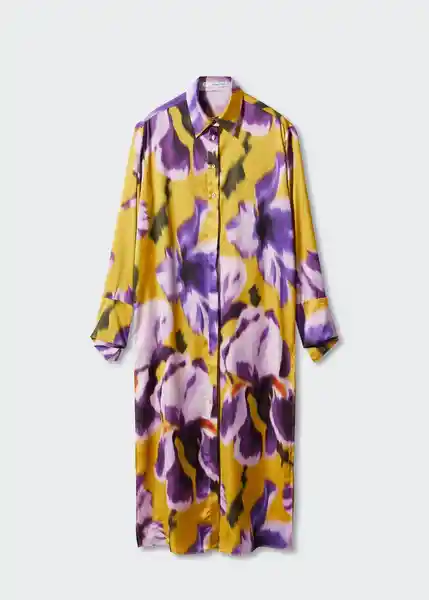 Vestido Day-A Morado Talla XS Mujer Mango