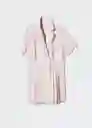 Vestido Amalia-H Rosa Light Talla L Mujer Mango