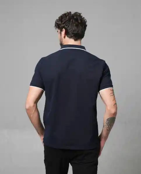 Camiseta Polo Hombre Azul M 190G101_AZU193923 Rifle
