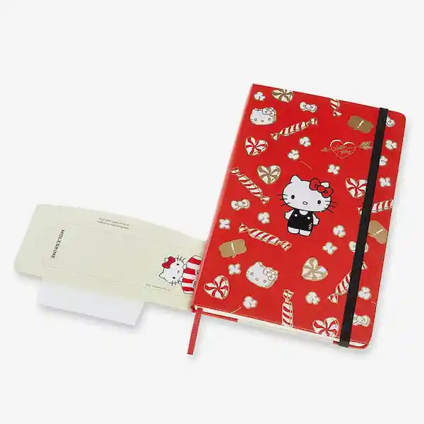 Moleskine Cuaderno Hello Kitty Edición Limitada Hard Cover Rojo