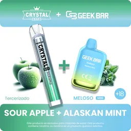 Combo Geek Bar Mini + Crystal Vape