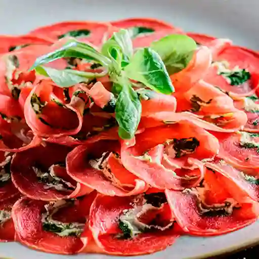 Carpaccio de res