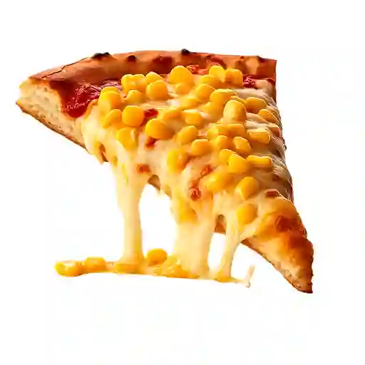 Porción de pizza criolla