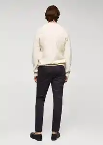 Buzo Jersey Ybarre Off White Talla XXL Hombre Mango