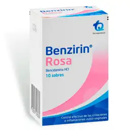 Benzirin Rosa 10 Sobres