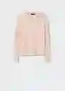 Jersey Pretty Rosa Palo Talla 18 Mujer Mango