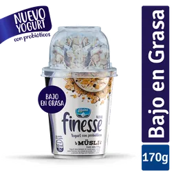 Yogurt Finesse Natural con Cereal 170g