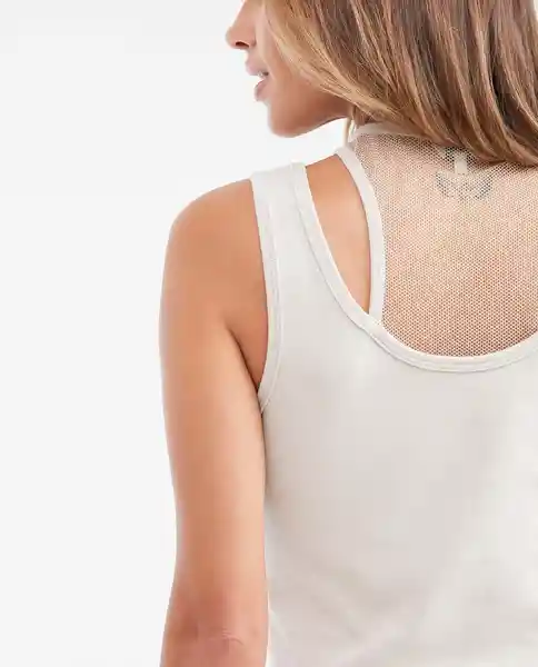 Esqueleto Mesh Doble Tanktop Crudo Abedul Claro T XS Chevignon