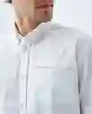 Camisa Hombre Blanco Talla M 819f004 Americanino