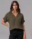 Camisa Mujer Verde M G19F104_VER190309 Rifle