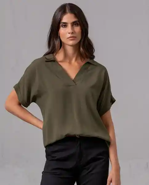 Camisa Mujer Verde M G19F104_VER190309 Rifle