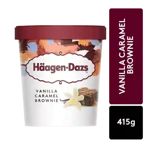 Haagen-Dazs Helado Sabor a Vainilla Caramelo y Brownie