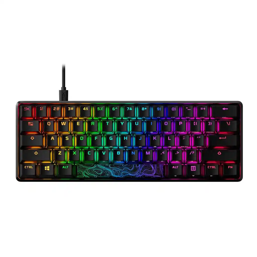 Teclado Alloy Origins 60% Inglés - Hx Aqua Hyperx