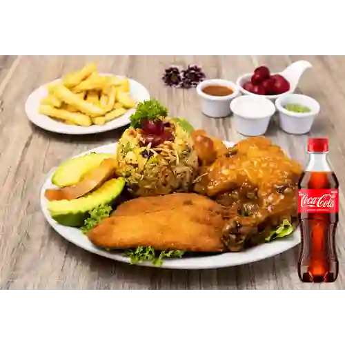 Combo Plato Tejadito + Coca Cola Original 400 ml