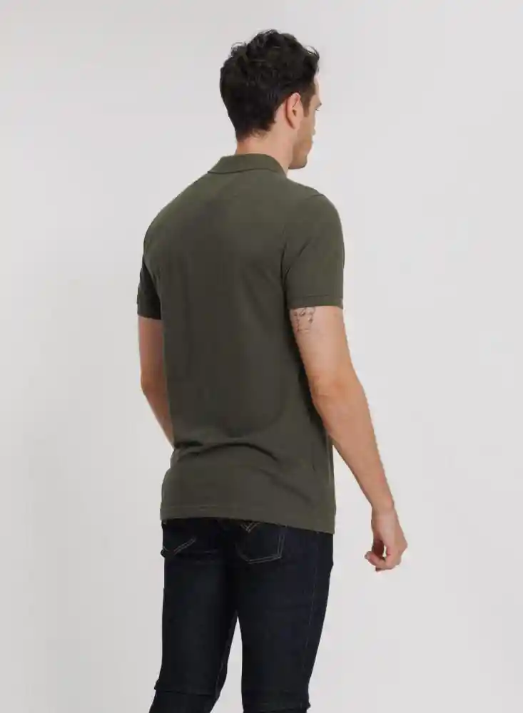 Levi's Camiseta Polo 222 Manga Corta Verde Talla L