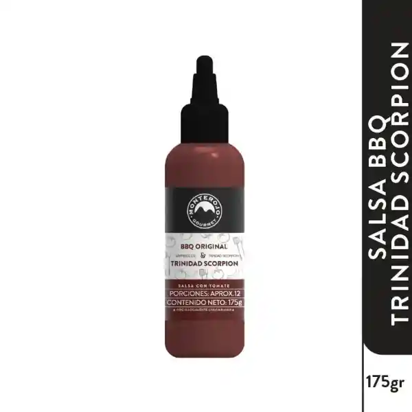 Salsa BBQ MonteRojo en botella de 175gr