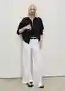 Jean Emma Blanco Talla 34 Mujer Mango