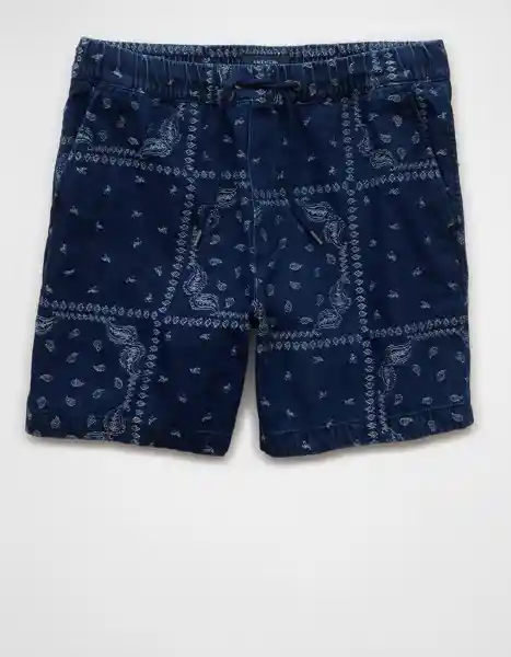 Bermuda Hombre Azul Talla Large 8003970 American Eagle