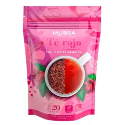 Té Munsa Rojo Flor de Jamaica