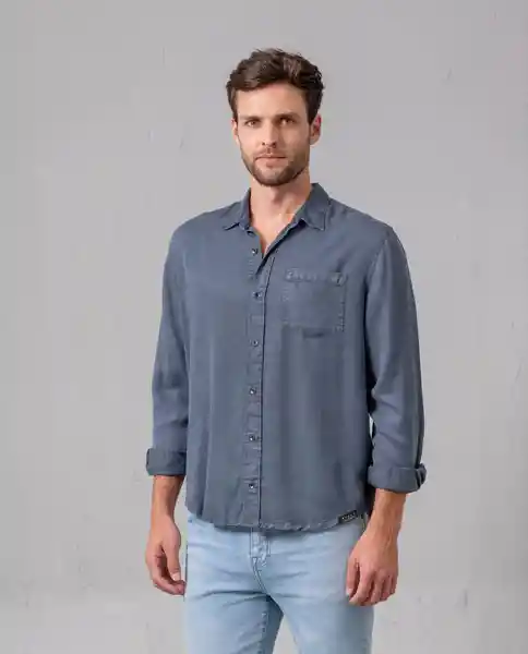 Camisa Hombre Azul Talla XL 111G003 Rifle