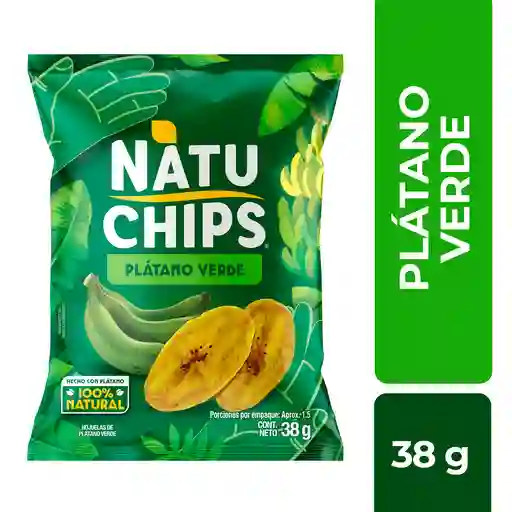 Natuchips Snack Platano Verde 38 g