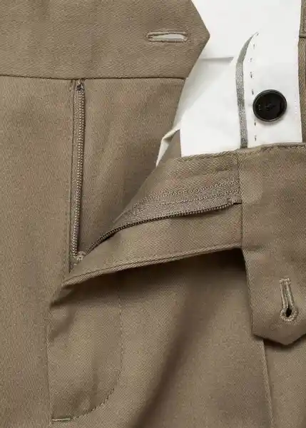Pantalón Jean Khaki Talla 44 Hombre Mango