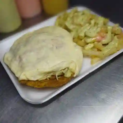Patacon de pollo