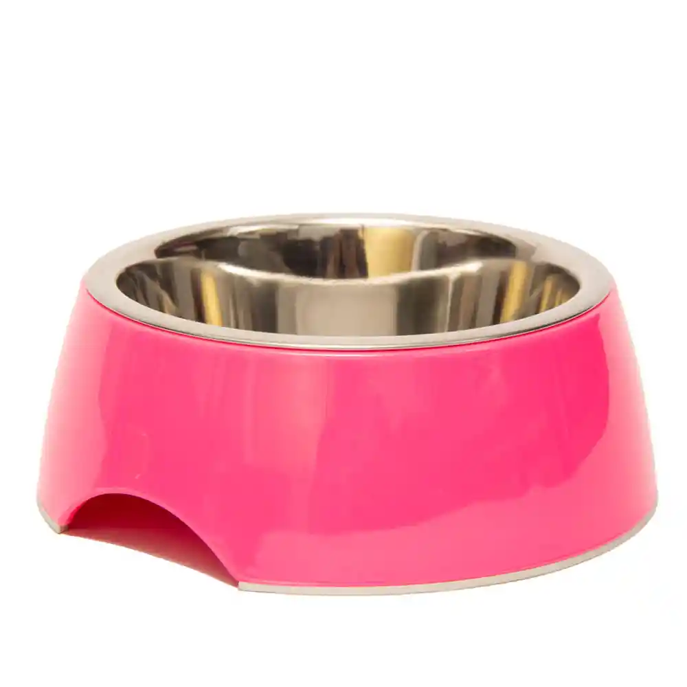 Loving Pets Comedero Para Perro Retro Hot Rosado XS