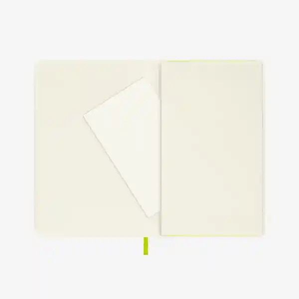 Moleskine Cuaderno Pequeño Blanca Verde Limon sc