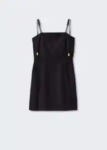 Vestido Pedro Negro Talla M Mujer Mango