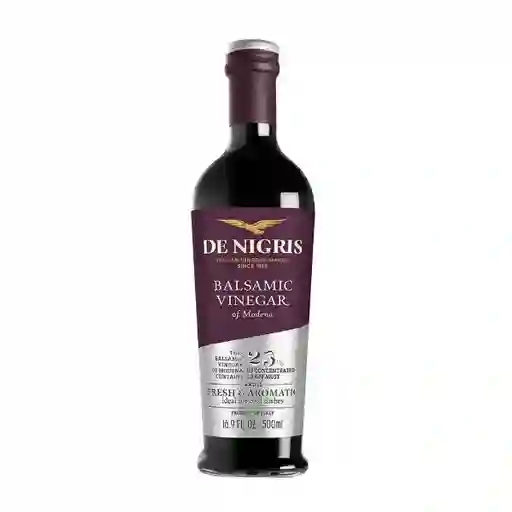 De Nigris Vinagre Balsamico 25% Uva Bot.x