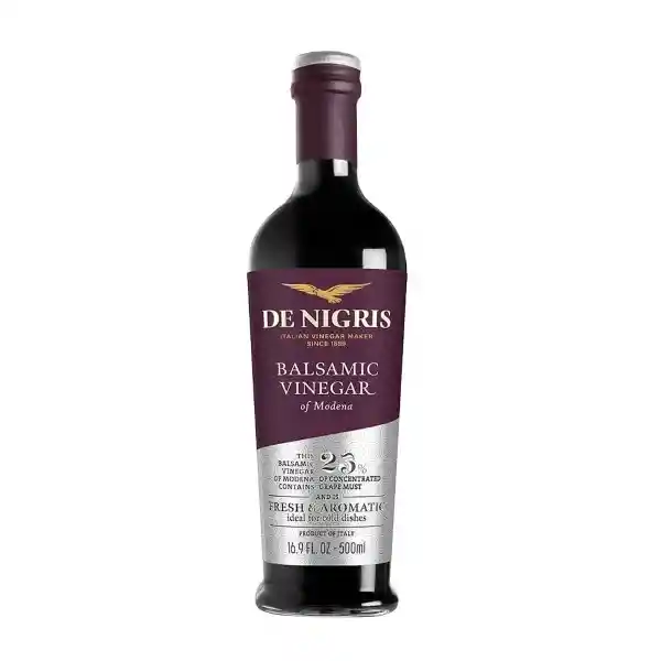 De Nigris Vinagre Balsamico 25% Uva Bot.x