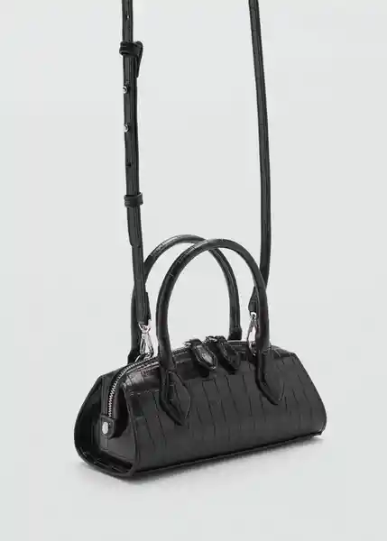 Bolso P Cuenca Negro Talla 99 Mujer Mango