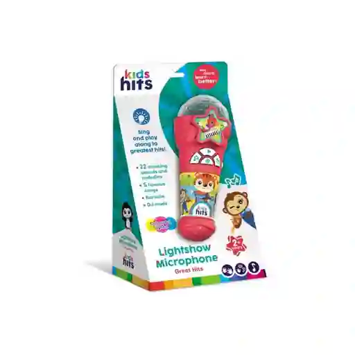 Toy Logic Micrófono Con Luces Grandes Éxitos