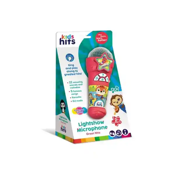Toy Logic Micrófono Con Luces Grandes Éxitos