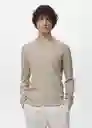 Jersey Antigua Beige Talla M Hombre Mango