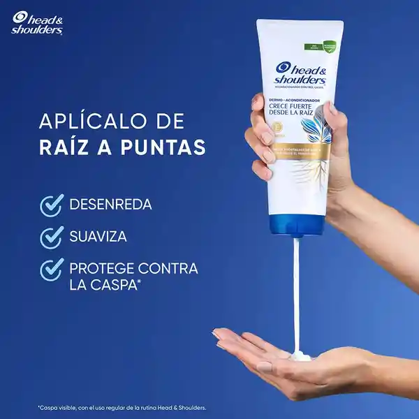 Acondicionador HS Head Shoulder Control Caspa Crece Fuerte desde la Raiz Head and Shoulders Rinse 300 ml