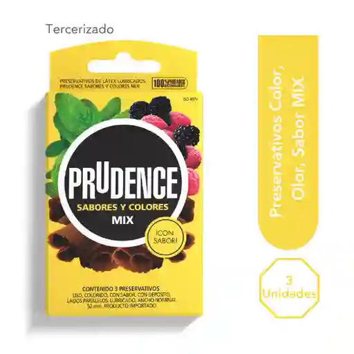 Prudence Condón Mix Multisabores