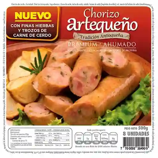 Fricar Chorizo Artequeño Cerdo