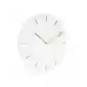 Present Time Reloj De Pared Charm Blanco Metal